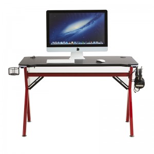 Low Price Hot Sell Gaming Computer Desk Black MDF PC Table Home Office Computer Gaming Desk
