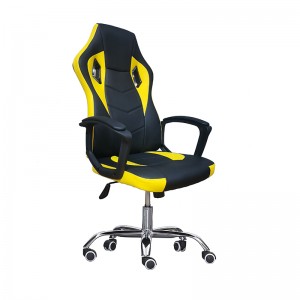 Best Selling Black and Blue Leather PC Computer Swivel Gaming Chair