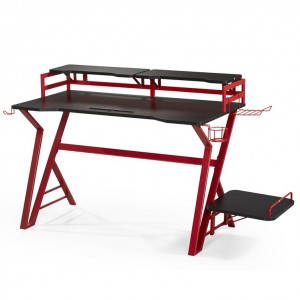 Best Price Modern Black And Red Racing Gaming Desk Computer Desk