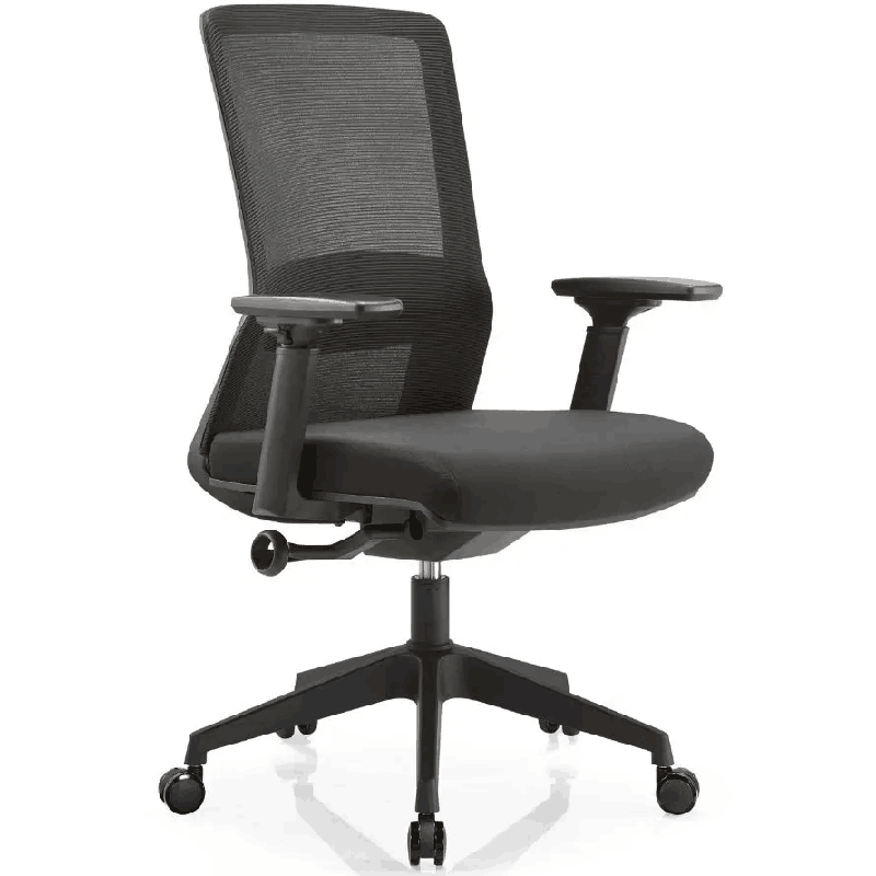 What are the components of an office chair?