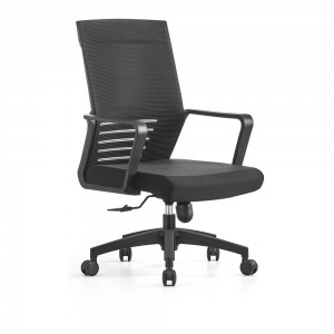 Mid Back Ergonomic Black Mesh Swivel Office Chair Silla De Oficina