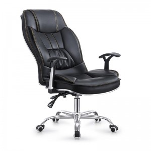 Best quality China Comfortable High Back Boss Manager Leather Office Chair