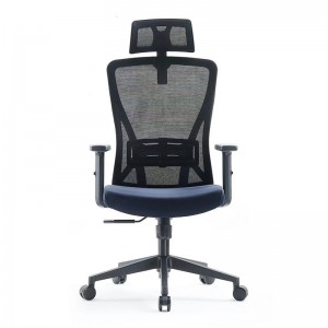 Luxury High Back Manager Executive Black Reclining Mesh Office Chair