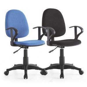 New Modern Comfortable Mid Back Swivel Fabric Computer Office Chair With Armrest