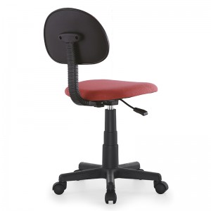 China Wholesale Adjustable Swivel Fabric Armless Office Chair
