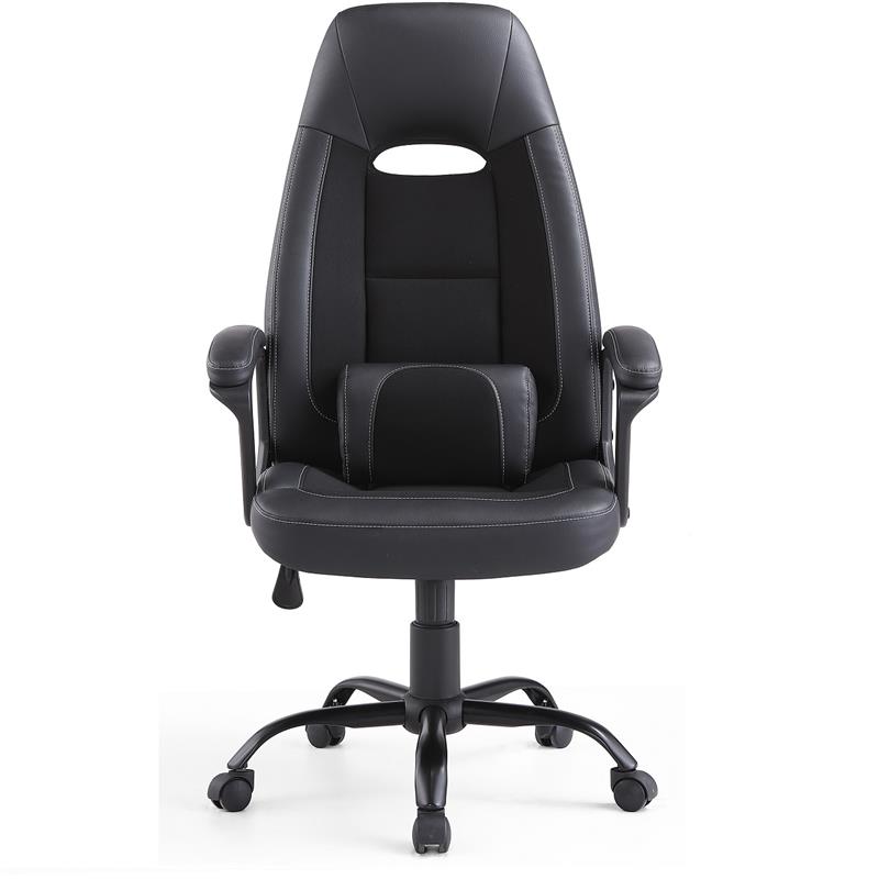 Factory Cheap Hot Amazon Office Chairs - New Nice High Back Modern Leather Fabric Office chair with Lumbar – GDHERO