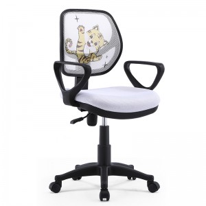 2022 China New Design Home Desk Swivel Mesh Office Chair With Pattern