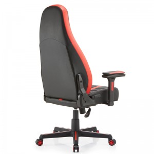 Best Selling China Office Home Adjustable Black and Red Ergonomic Reclining Gaming Chair