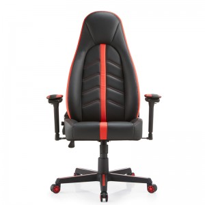 High Back Luxury Revolving Black And Red Executive Ergonomic Computer Office Gaming Chair