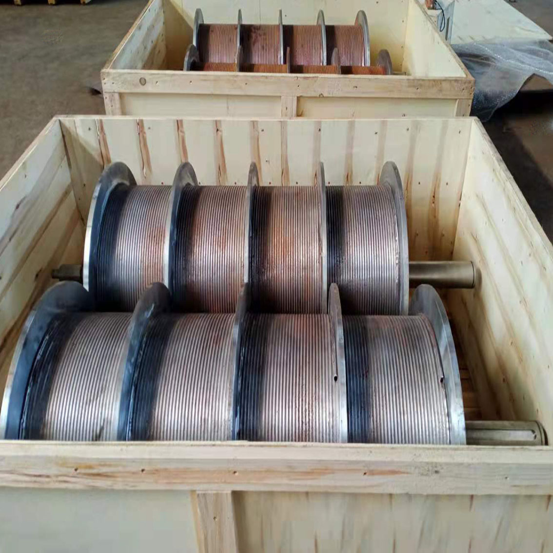 Multiple grooved Winch Drum For BMU