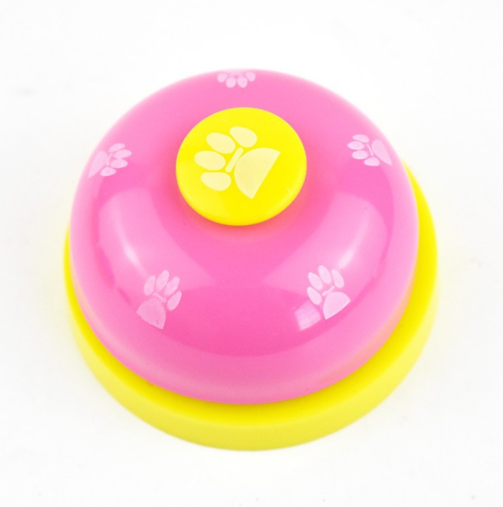 Pet training supplies dog paw print training sounding bell   puzzle dog bell ring