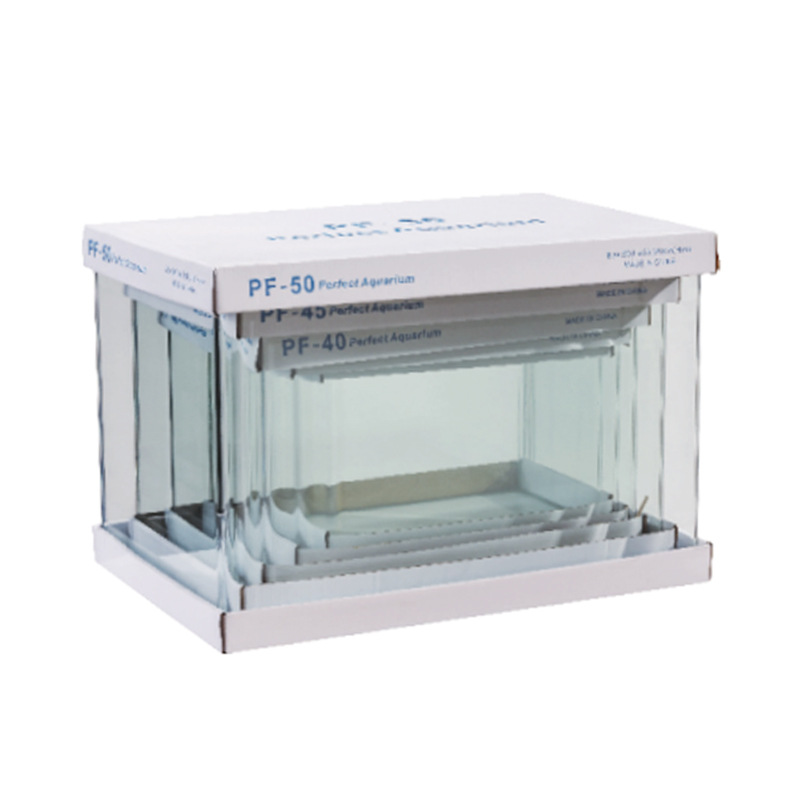 Horký prodej továrenská výprodejová skla na akvária různé velikosti tichý čtvercový set akvária 5v1