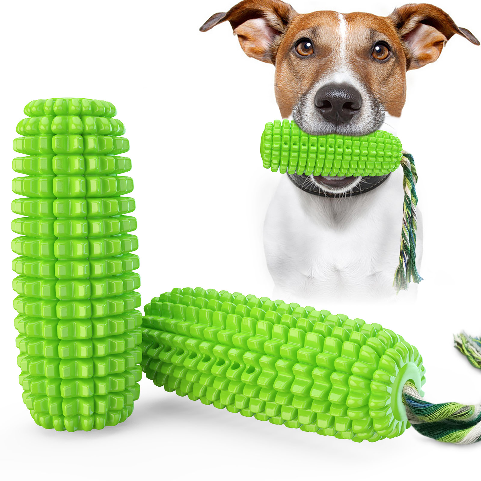 2021 新犬吸盤おもちゃボーカルトウモロコシ犬チューインスティッククリーニング犬歯ブラシ