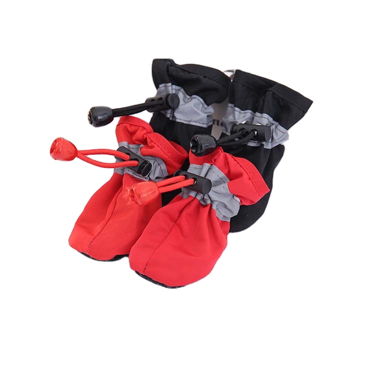 Musim Panas Nyaman Non-Slip Outdoor Dog Rain Boots Soft Sole Pet Rain Boots