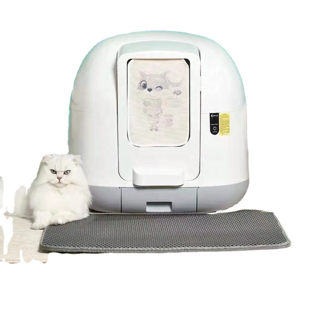 Large enclosed fully intelligent automatic cat litter boxIntelligent self-cleaning cat litter box