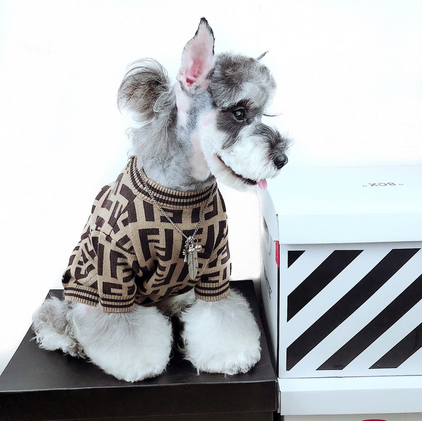 Бөөний алдартай нохойн хувцас зөөлөн нохой цамц загварын сүлжмэл дулаан нохой цамц