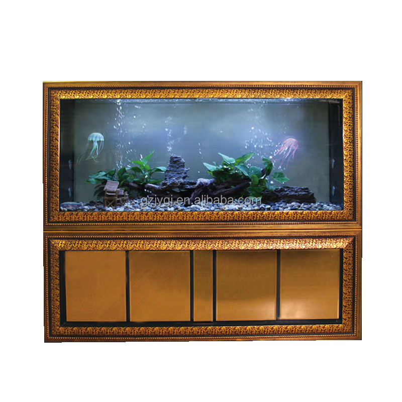 Base Cabinet Ecological Landscape glass water aquarium full set bottom filter tank ecological aquarium mute inner fish tank
