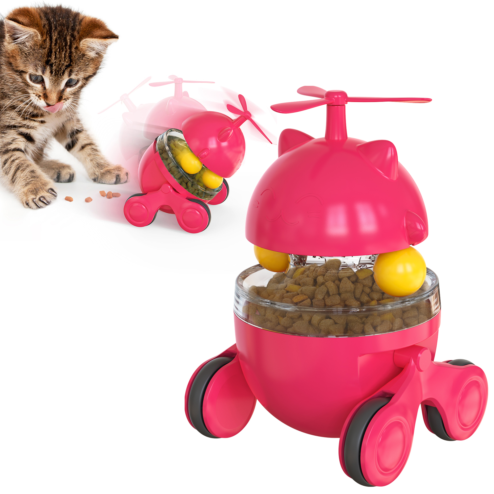 2021 nouveau chargeur de matériaux multifonctionnel respectueux de l'environnement chat chanceux qui fuit jouet pour chat
