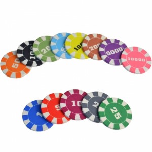 සම්මත Sublimation Printing සෙරමික් Poker Chips