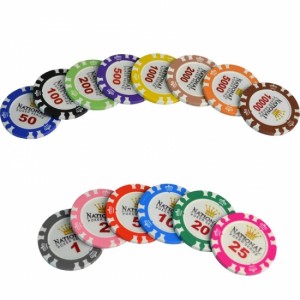 Clay Poker Chips Crown ຊິບ Poker ເກມ