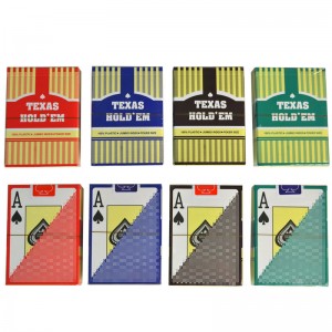 Gyári nagykereskedelmi egyedi póker játékkártyák