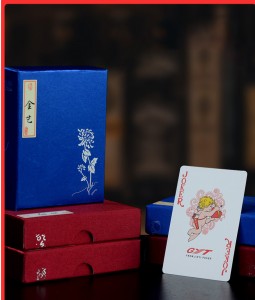 Vintage Chinoiserie pókersett