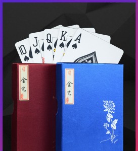 Vintage Chinoiserie pokeren Set