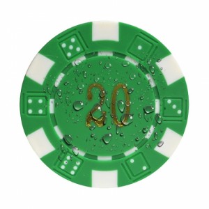 Materjal ABS bronzing ċipep tal-poker irħas