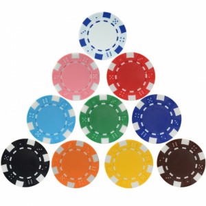 ABS Round Plastic စျေးပေါသော Poker ချစ်ပ်များ