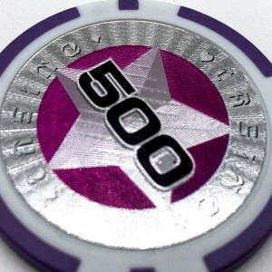 Τσιπ πόκερ με λέιζερ ABS Pentagram