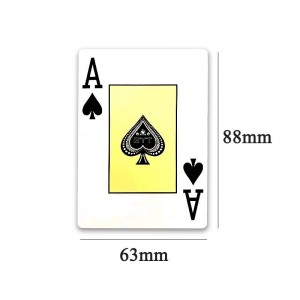 Malaking Font PVC Plastic Texas Playing Cards