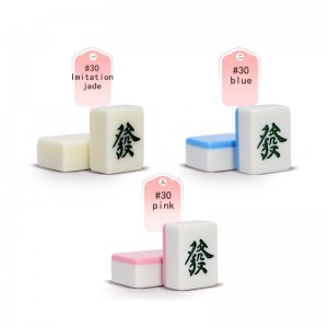 Alvo definido de mahjong de viagem portátil de 30 mm
