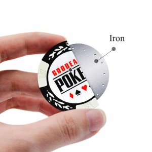 14g clay poker chips iron chips
