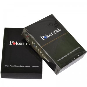 Зауыттық арнайы пластикалық покер карталары
