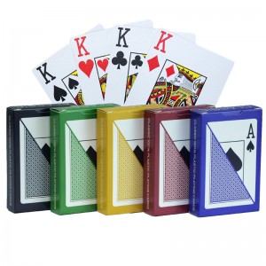 Prispôsobená herná pokerová karta v plných farbách