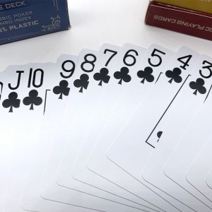 Толық түсті жекелендірілген ойын покер картасы