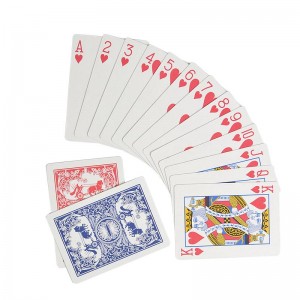 Səbət Klassik Plastik Poker Kartları