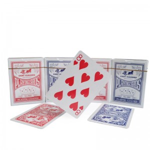Košík klasické plastové pokerové karty