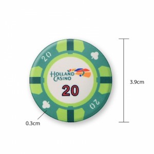 Керамічні фішки для покеру Holland Casino 39 мм