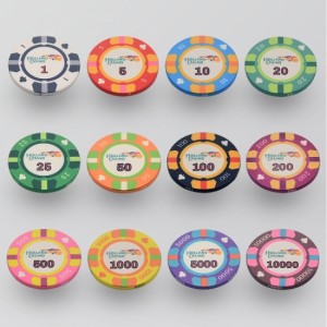 Fiches da poker in ceramica Holland Casino 39 mm