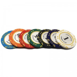 Las Vegas Clay Poker Chips Heildverslun
