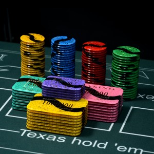 Çip i kartës së pokerit të nivelit të lartë të kazinosë kristal