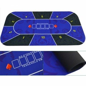 1.2m Poker Table Cloth Casino Rubber Mat