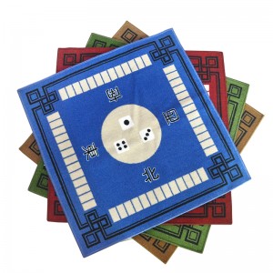 Portable silent mahjong mat