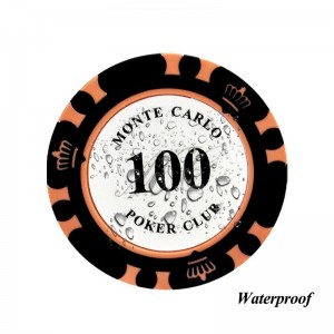 Clay Poker Chips Crown Metal Poker Chips