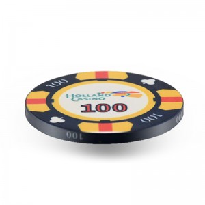 10g 39 * 0,3 mm maxsus seramika poker chiplari