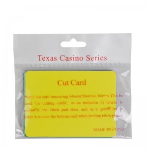 Carta Texas Hold'em Black Jack Cut