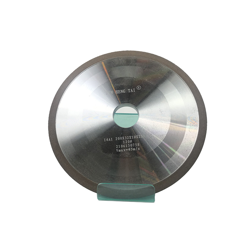 Diamond grinding wheel cut off discs steel 14A1 200X32X10X2X9.5T  for process carbide cutter top angle Featured Image