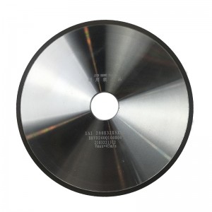 Large diameter diamond abrasive disc for sharpening carbide turning tools 1A1 200X32X5X10