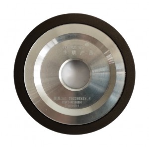 Drum belly diamond aluminum body grinding wheel 3A1 80X20X6X4.5X12.5T for saw blade side